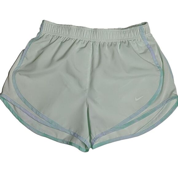 Nike Dri-Fit Running Shorts Small Activewear / Athletic  Built-in Brief Mint - Picture 1 of 6